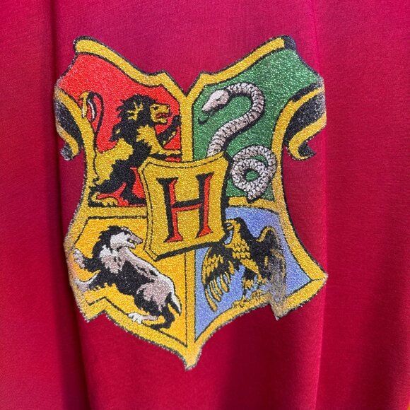 Harry Potter House Banner Beaded Graphic T-Shirt Junior Women's XL ❤️ - Picture 3 of 6